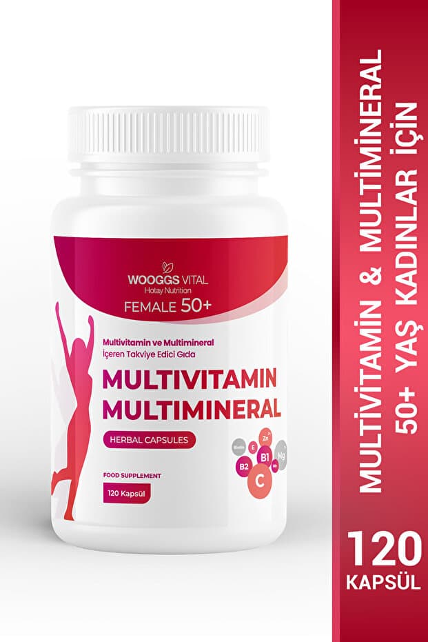 50+ Kadınlar İçin Multivitamin & Multimineral